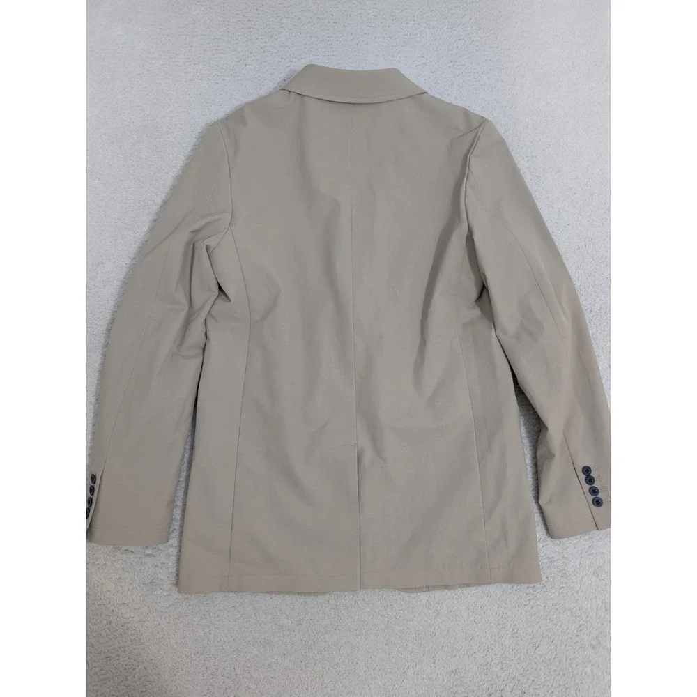 NEW Vineyard Vines OTG On The Go Lightweight Blazer Beige 2 Button Youth Boys 16